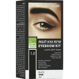 בסט - צבע שחור לגבות מס' 1.0