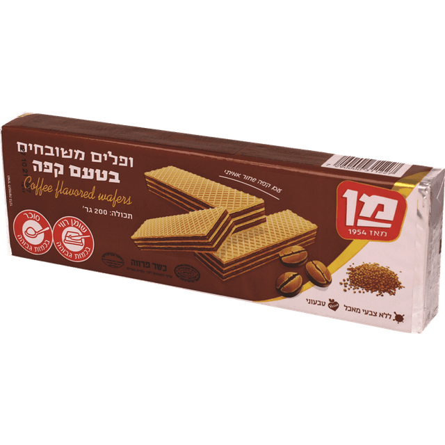 מן וופלים קפה 200 גר