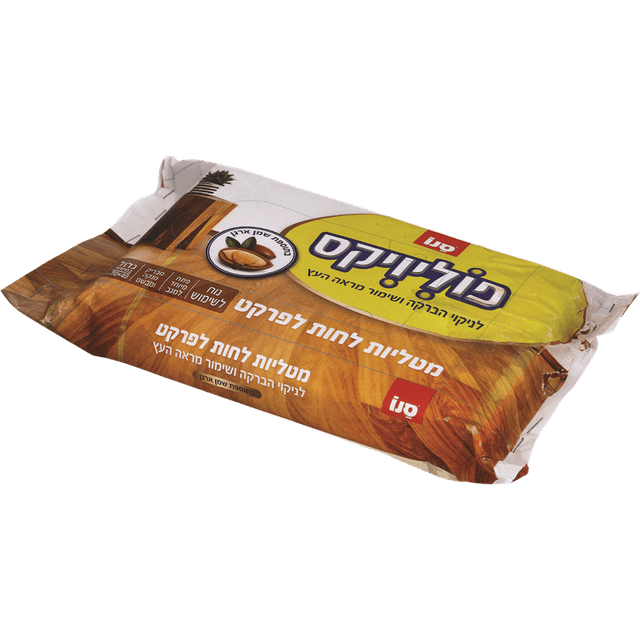 סנו - פוליויקס מטליות לחות לפרקט 10 יח'