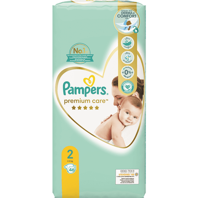 פמפרס - פרימיום VP מידה 2 46 יח'