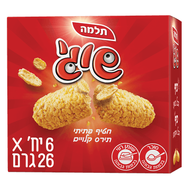 תלמה - מאגדת חטיף שוגי קורנפלקס 26 גרם * שישייה