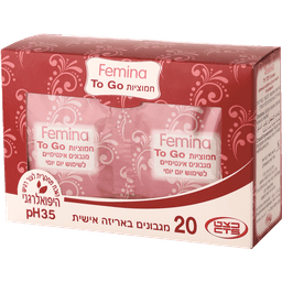 פמינה - TOGO מגבונים חמוציות חדש