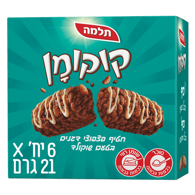 תלמה - מאגדת חטיף שוגי קוקימן 21 גרם * שישייה