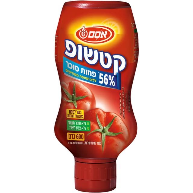 קטשופ פחות סוכר כלפ