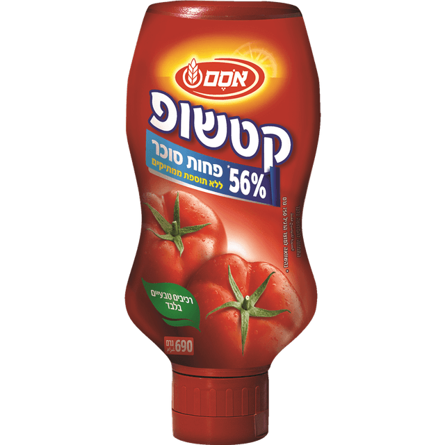 קטשופ אסם 56% פחות ס