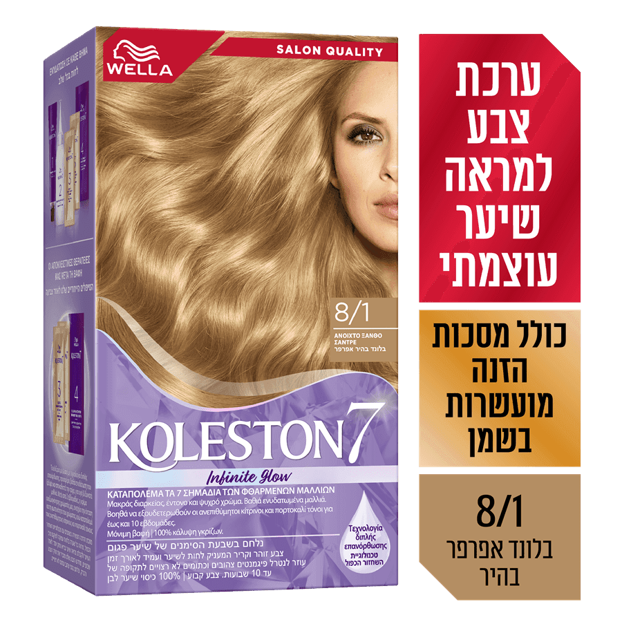 קולסטון - קיט 8/1 בלונד אפור בהיר