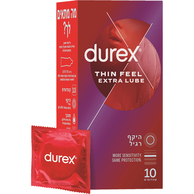 דורקס - דקים בתוספת חומר סיכה 10 יח'