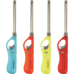 מצית לגז ארוך לחיצה צד