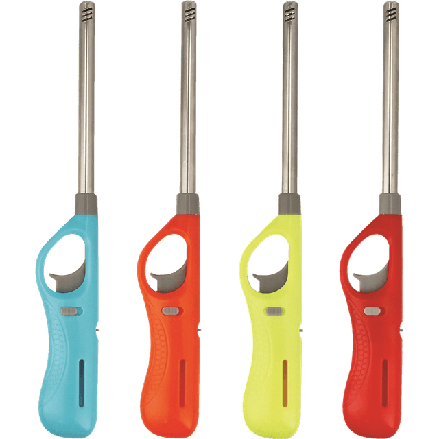 מצית לגז ארוך לחיצה צד