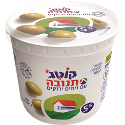 תנובה קוטג זיתים 5%