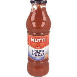 POLPAPEZZI עגבניות חתוכות 690 גרם MUTTI