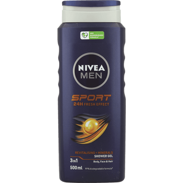 ניוואה - ג'ל רחצה ספורט לגבר 500 מ"ל