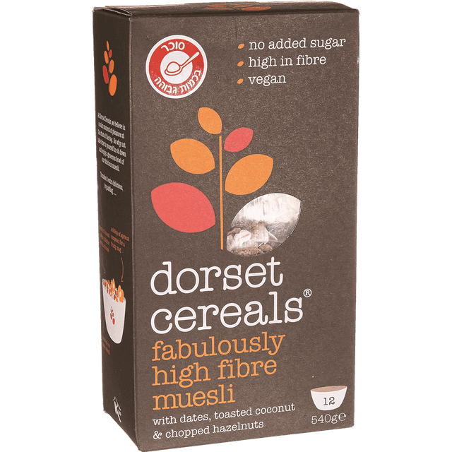 תערובת דגנים 50% פירות ואגוזים 540 גרם