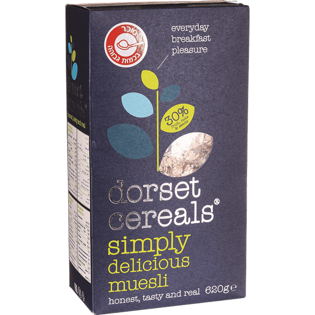 תערובת דגנים 30% פירות ואגוזים 620 גרם