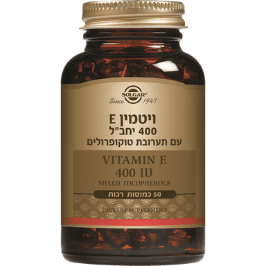 סולגר 400-E טוקופרול מעורב50כמוסות