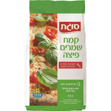 קמח שמרים פיצה ללא ניפוי 1 ק"ג סוגת