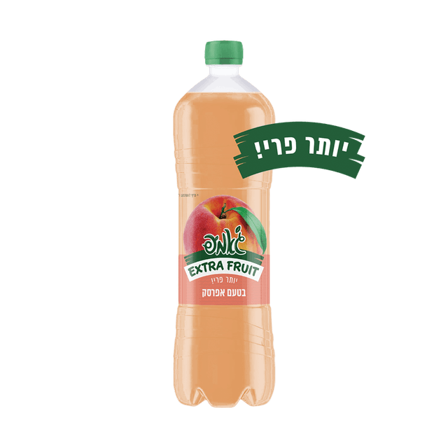 משקה בטעם אפרסק צלול תריסר 1.5 ל' ג'אמפ