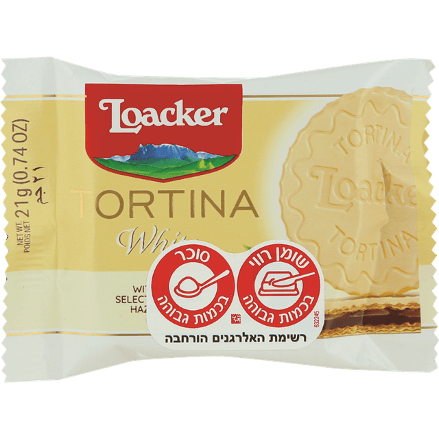 טורטינה לבן 24 גרם