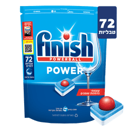 פיניש - פאוור טבליות למדיח כלים 72 יח'
