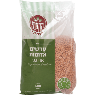 עדשים אדומים 500 גר
