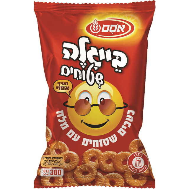 בייגלה שטוחים מלח אס