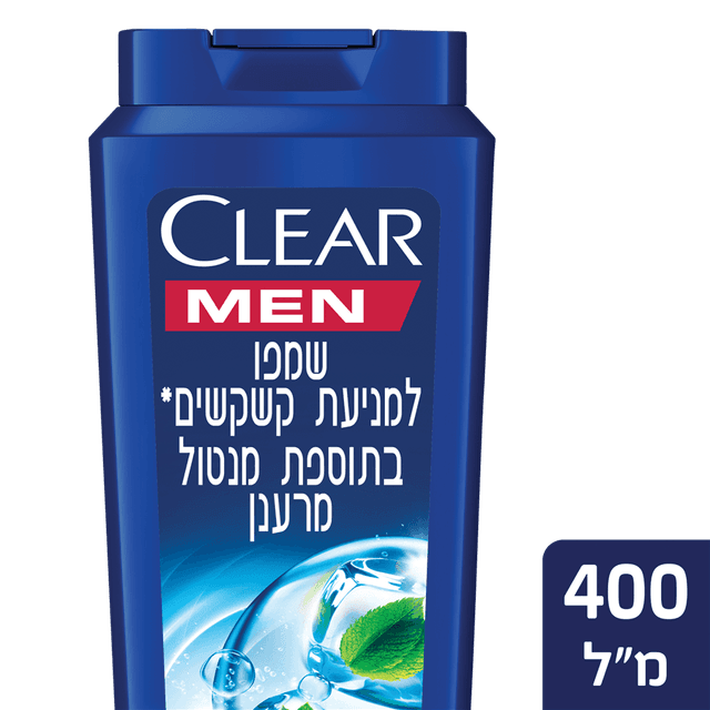 קליר - מן שמפו מנטול 400 מ"ל