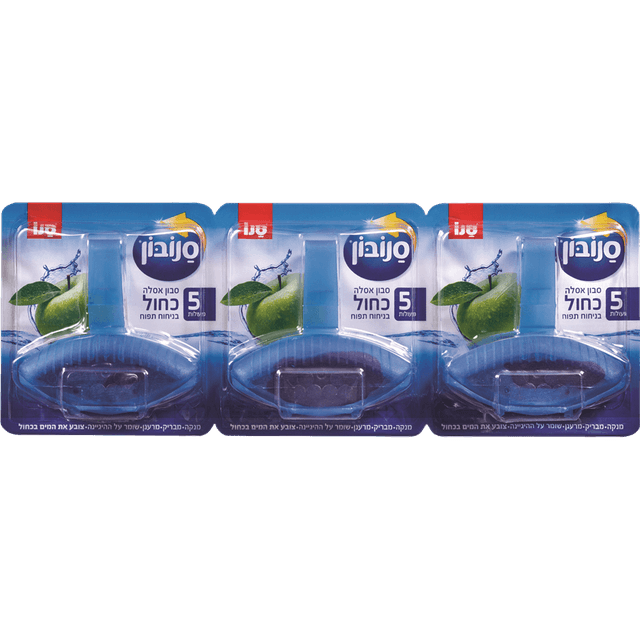 סנובון כחול בריח תפוח 3 יח' * 55 ג'