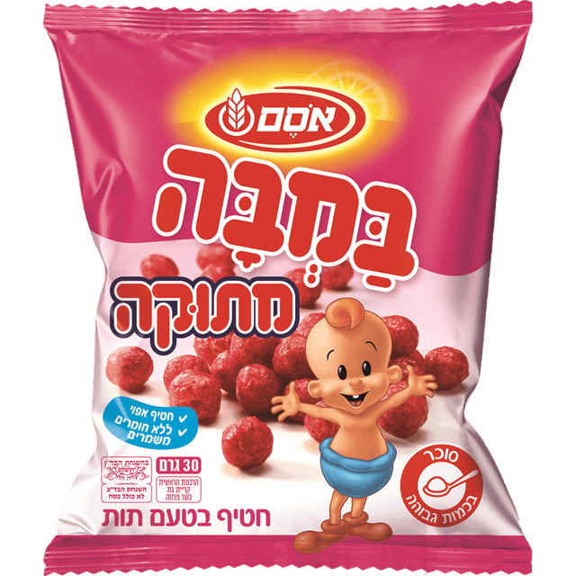 אוסם - במבה תות מחומרים טבעיים 30 גרם
