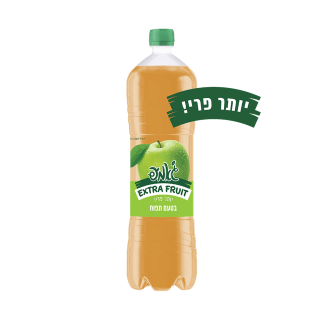 משקה בטעם תפוח צלול תריסר 1.5 ל' ג'אמפ