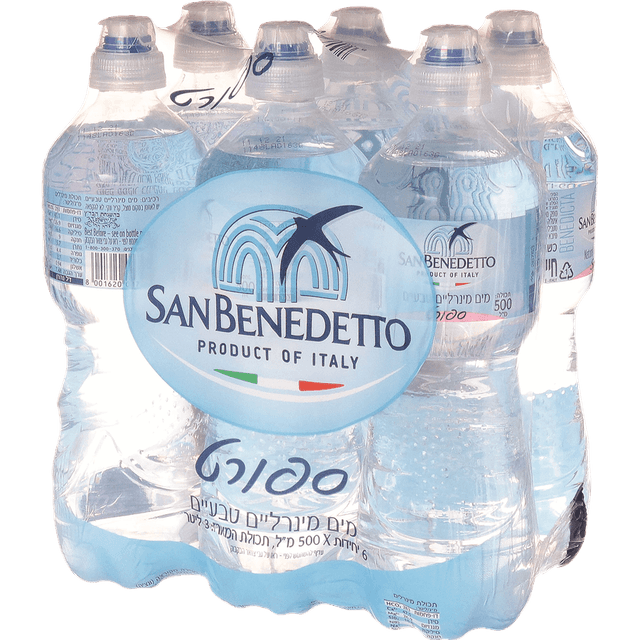סאן בנדטו שישייה 500 מ"ל פקק ספורט