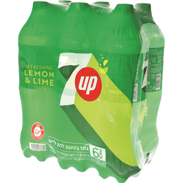 מארז שישייה סבן אפ 1.5 ל'