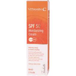 FRULATTE - קרם לחות SPF-50 - ויטמין סי 80 מ"ל