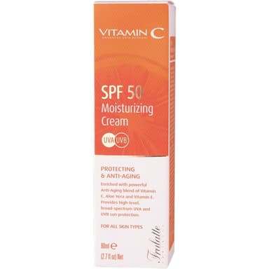 FRULATTE - קרם לחות SPF-50 - ויטמין סי 80 מ"ל