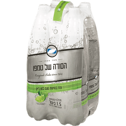 מארז סודה רביעייה לימון ליים 1.5 ל' טמפו