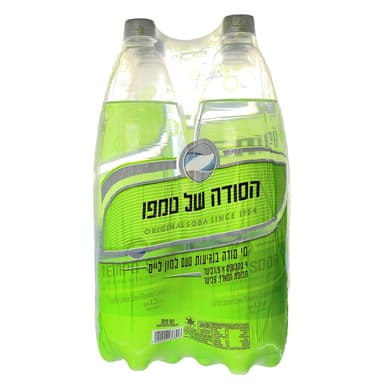 מארז סודה רביעייה לימון ליים 1.5 ל' טמפו