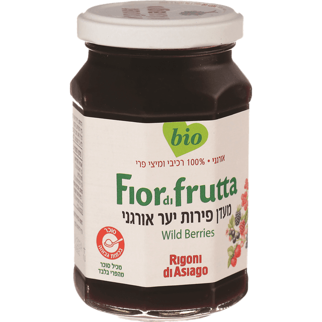 מעדן פירות יער אורגני 250 ג FIORDIFRUTT