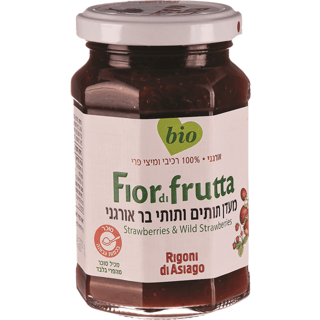 מעדן תותי יער אורגני 250 ג FIORDIFRUTTA
