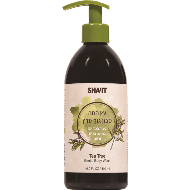 שביט - עץ התה סבון גוף עדין 500 מ"ל