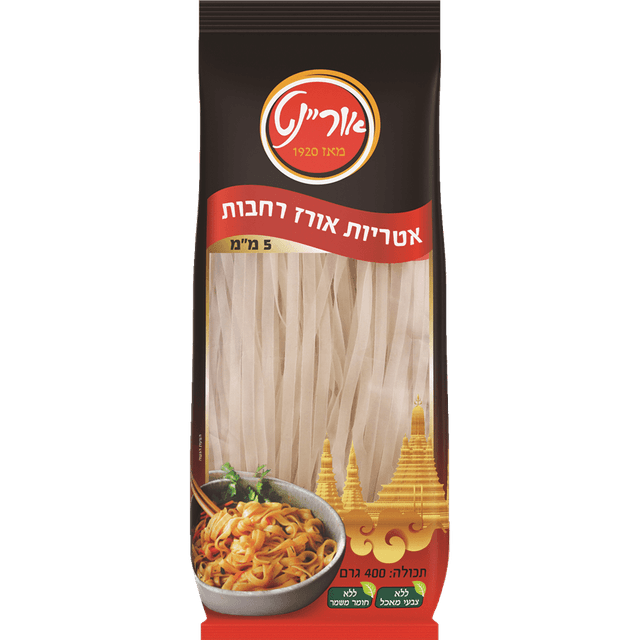 אטריות אורז רחבות 5ס
