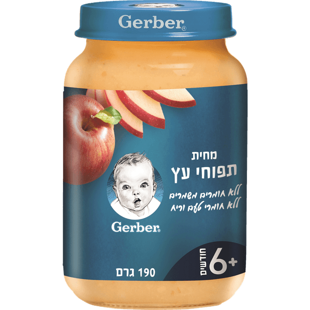 גרבר - מחית תפוחי עץ 190 גרם