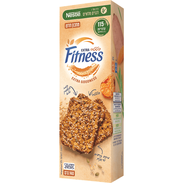 פיטנס - קרקר אקסטרה בטטה 140גרם