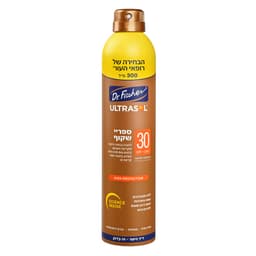 ד"ר פישר - אולטרסול מוגדל מבוגר ספריי שקוף 300 מ"ל 30SPF