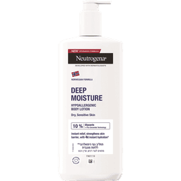 ניוטרוג'ינה - תחליב גוף מועשר לעור יבש / רגיש 400 מ"ל