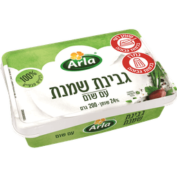 גבינת שמנת עם שום 200 ג' ארלה