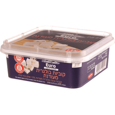 גבינה בולגרית מעודנת בקוביות 13% 200 גרם