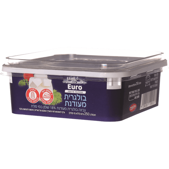 גבינה בולגרית מעודנת 18% שומן 250 גרם