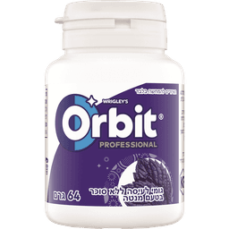 אורביט - פרופשיונל פפרמינט בקבוקון 64 גרם