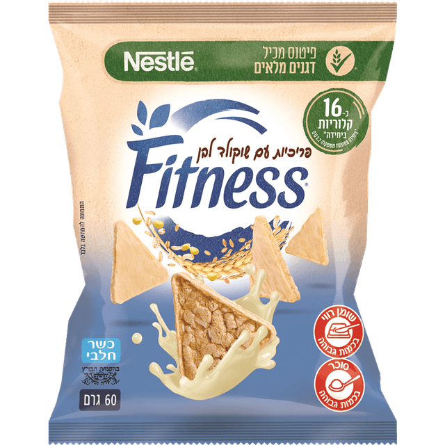 פיטנס - פריכיות בציפוי שוקולד לבן 60 גרם