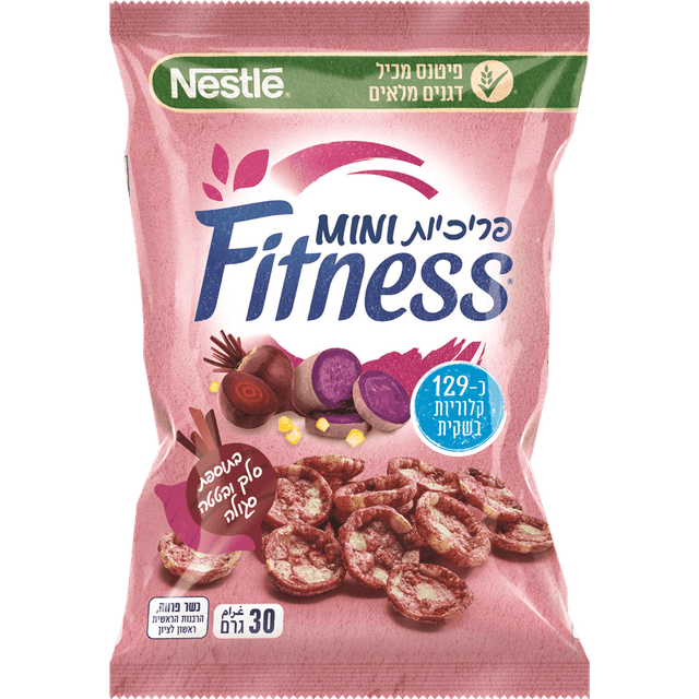 פיטנס - מיני פריכיות בטטה סגולה 30 גרם