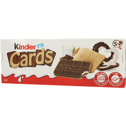 קינדר - קארדס 25.6 גרם * חמישייה